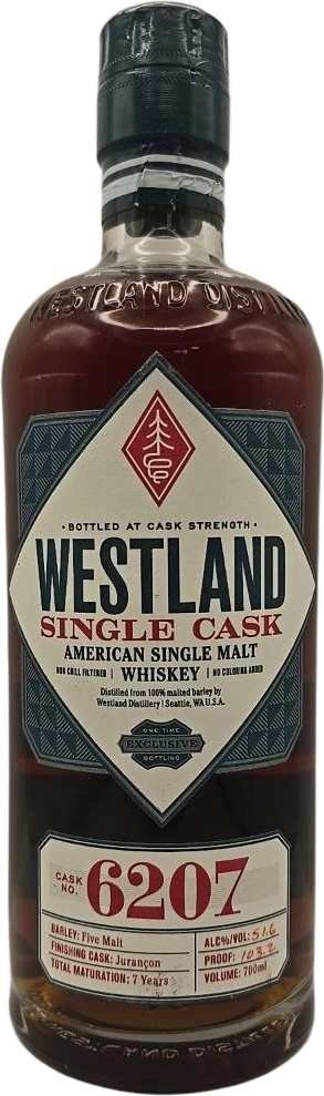 Westland - Single Cask 6207 7 ans
