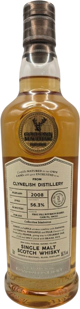 Gordon & MacPhail - Clynelish 17 ans 2008 Collection Itinéraires