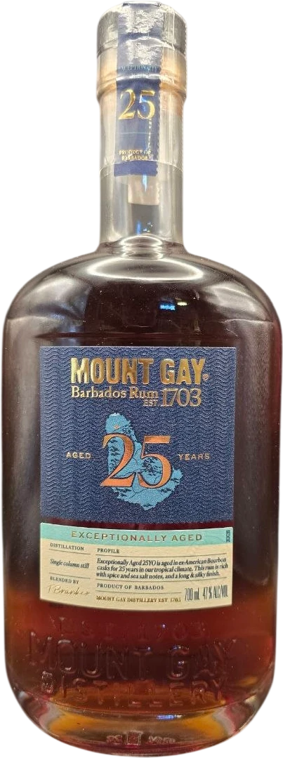 Mount Gay - Exceptionally Aged 25 Ans