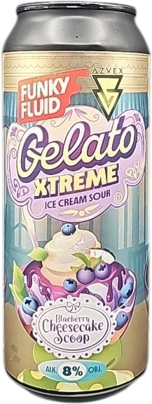 Funky Fluid x Azvex - Gelato Xtreme Blueberry Cheesecake Scoop