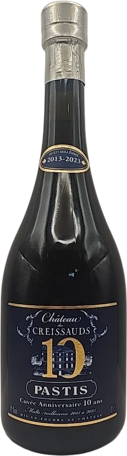 Château des Creissauds - Pastis Cuvée Anniversaire 10 ans (Multi-Millésime 2013-2023)