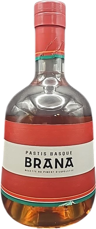Brana - Pastis Basque Recette au Piment d'Espelette 70cl